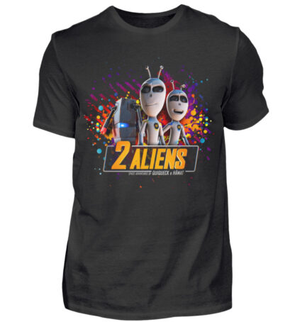 2Aliens Shirt "Quiqueck, Hämat, IDJ" - Herren Shirt-16