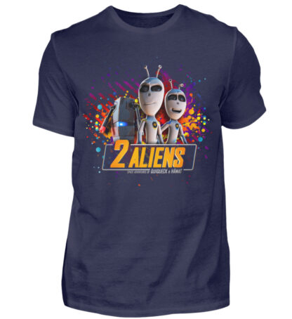 2Aliens Shirt "Quiqueck, Hämat, IDJ" - Herren Shirt-198